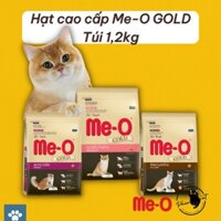 Hạt cho mèo Me-O GOLD cao cấp - Hạt cho mèo anh lông dài - mèo indoor, mèo fit&fim - Túi 1.2kg -