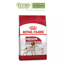 Hạt chó Royal Canin Medium Adult Thức ăn cho chó trưởng thành giống vừa 10kg Petemo Pet Shop