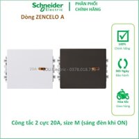 HẠT CÔNG TẮC 2 CỰC 20A MÁY NƯỚC NÓNG MÁY LẠNH SIZE M ZENCELO A SCHNEIDER 8431MD20_WE_G19 8431MD20_BZ_G19 - LOLi ELECTRIC