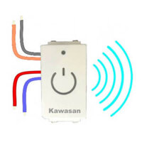 Hạt công tắc điều khiển từ xa âm tường KAWA RF02PNW