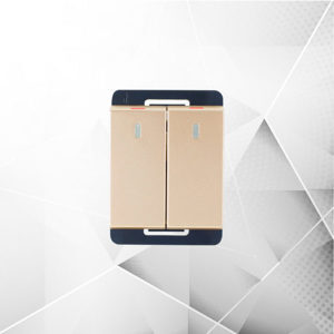 Hạt công tắc đôi 1 chiều ED-102M