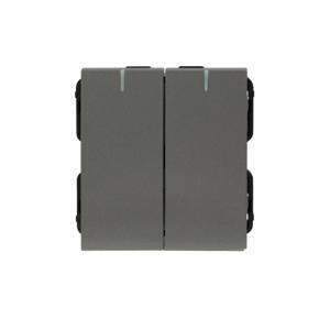 Hạt công tắc đôi 1 chiều EL-102