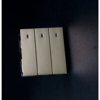 Hạt công tắc đơn/đôi/ba 2 chiều, có đèn LED Edenki Luxury EL-201L/EL-202L/EL-203L