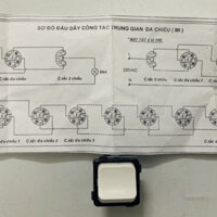 Hạt công tắc trung gian đa chiều SINO - Chân đồng 100%- CHÍNH HÃNG- Hạt công tắc 4 chân