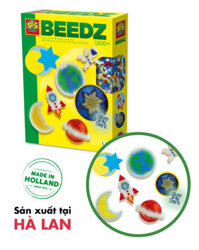 Hạt đậu thần kỳ Iron on beads – Glow in the dark universe – 06302