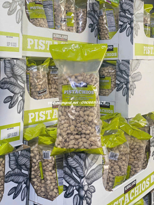 Hạt dẻ cười Kirkland Signature California Pistachios 1.36kg