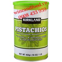 Hạt dẻ cười Pistachios rang muối Kirkland lon 453g