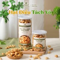 Hạt điều Bình Phước rang muối nguyên hạt tách vỏ Fonut 500g-250g