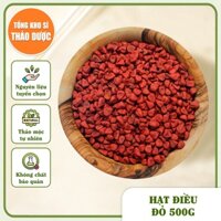 Hạt điều màu 500g (Hạt cari, hạt tạo màu tự nhiên)