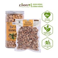 Hạt Điều Rang Bơ 500G Hũ & Hạt Điều Rang Muối 500G Túi - Nguyên Hạt W240 Loại Hạt TO - COMBO 9 - KIMMY FARM