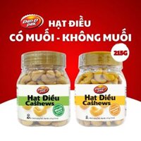 Hạt điều rang có muối,không muối tự nhiên, giàu dinh dưỡng 215g Dan D Pak