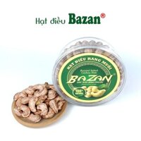 Hạt điều rang muối Bazan 500gr còn vỏ lụa hộp tròn