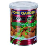 Hạt điều rang muối hiệu Tong Garden lon 150g