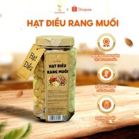 Hạt Điều Rang Muối Nguyên Lụa Phượng Hoàng Nust Hộp Lục Lăng - 430G Hạt dinh dưỡng thơm ngon, giòn bùi