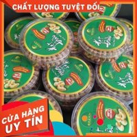 Hạt điều rang muối vỏ lụa Bazan hũ tròn xếp 500g