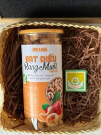 Hạt điều rang muối xuyên mộc tách Vỏ ( tặng Cao sao vàng 10gr)