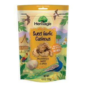 Hạt điều tẩm tỏi ngọt Heritage