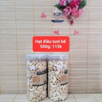 Hạt điều tươi bể đôi hũ 500g