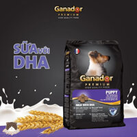 HẠT GANADOR CHÓ CON PUPPY 3KG - VỊ SỮA & DHA