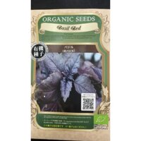 hạt giống basil đỏ organic  nhật bản