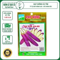 Hạt Giống Cà Tím Dài Cao Sản 0,2Gr Siêu Trái - Phú Nông Seeds