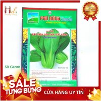 Hạt Giống Cải Thìa  Cải Bẹ Lớn - Cải Chíp  20Gr- Trồng Rau Xanh Rau Sạch Bằng Đất Sạch, Mùn Dừa Và Phân Hữu Cơ - Phú Nông