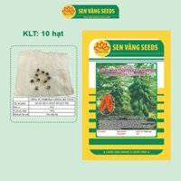 Hạt Giống Đu Đủ Ruột Đỏ Quý Phi - Trái nặng >1.2kg, thịt dày, ngọt, ít hạt, thu hoạch sau 7 tháng - HẠT GIỐNG SEN VÀNG