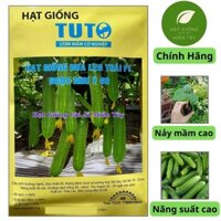 Hạt Giống Dưa Leo Thái F1 Ngọc Như Ý 68 (GÓI 10G) - Trái thon dài, vỏ bóng, cây sinh trưởng mạnh, kháng bệnh tốt