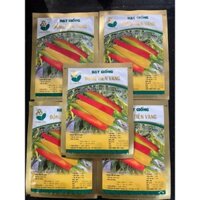 Hạt giống ớt sừng vàng F1 YELLOW HORN 12 ĐTV gói 5gram (khoảng 800 hạt)
