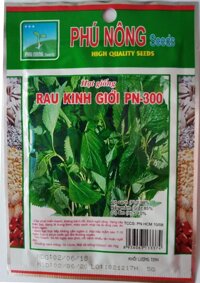 Hạt giống rau ăn lá : Kinh giới PN300_gói 2 gram .