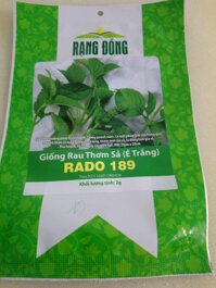 Hạt giống rau thơm sả rado 189 ( é trắng)