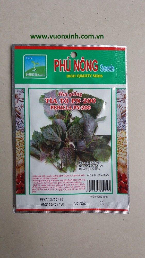 Hạt giống tía tô Phú Nông PN-200 2g
