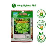 Hạt giống xà lách xoăn sư tử hạt đen No.8 Phú Nông 5ggói  Lettuce grand rapid No.08