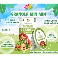 Hạt granola MinMin giàu dinh dưỡng - Bột ngũ cốc hàng chuẩn Công ty