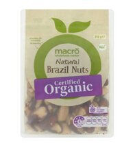Hạt hạch Brazil hữu cơ Macro Organic Brazil Nuts Brazil Nuts 250g