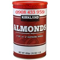 Hạt Hạnh Nhân Kirkland lon 453g