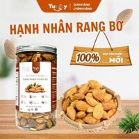 Hạt Hạnh Nhân Mỹ Rang Bơ Vỏ Mỏng YUMMY Hộp 500gr  - Thơm Ngậy Vị Mật Ong, Ngon Khó Cưỡng - Food Ăn Vặt