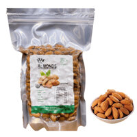 Hạt Hạnh Nhân Mỹ Tách Vỏ Còn Sống Làm Sữa Almond Nuts 500G
