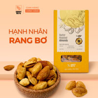 Hạt hạnh nhân rang bơ Mỹ HAPPY NUTS nguyên vỏ 250gr quà tặng mẹ bầu, dinh dưỡng