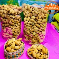 Hạt hạnh nhân rang bơ tẩm mật ong tách vỏ loại 1 (500g, 1kg). Hạnh nhân rang sẵn ăn liền vỏ mỏng