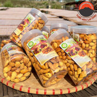 Hạt hạnh nhân rang bơ tẩm vị mật ong vỏ mỏng loại 1 (500g, 1kg). Hạnh rang sấy chín tẩm bơ mật ong ăn liền dễ tách vỏ