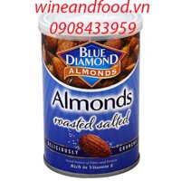 Hạt hạnh nhân rang muối Blue Diamond 130g