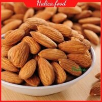 Hạt hạnh nhân sấy nguyên vị Halica Food, ngũ cốc dinh dưỡng ăn kiêng giảm cân nhập khẩu Mỹ loại 1 thượng hạng, hũ 500g