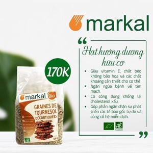 Hạt hướng dương hữu cơ Markal 500g