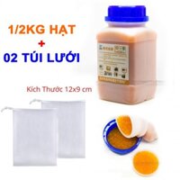 Hạt hút ẩm loại tốt màu cam gói 500g chuyên dụng cho máy ảnh