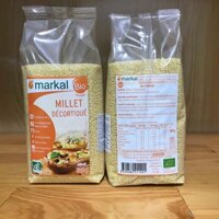 Hạt kê vàng hữu cơ đã tách vỏ Markal 500g [Natural Food Ohsawa]