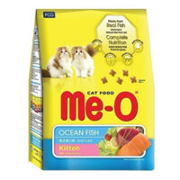 Hạt khô Me-o Kitten vị cá biển - thức ăn hạt cho mèo con gói 1.1kg