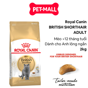 Hạt khô Royal Canin British Shorthair Adult 2kg