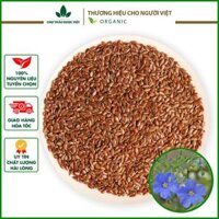 Hạt lanh hữu cơ 1kg, hạt lanh vàng ủ tóc, đắp mặt, lanh vàng hữu cơ rang ăn liền - Chợ Thảo Dược Việt