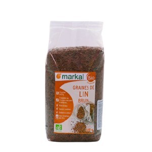 Hạt lanh nâu hữu cơ Markal 500g